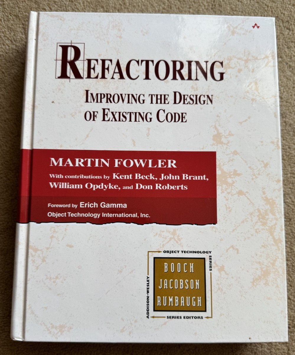 Refactoring Improving the Design of Existing Code