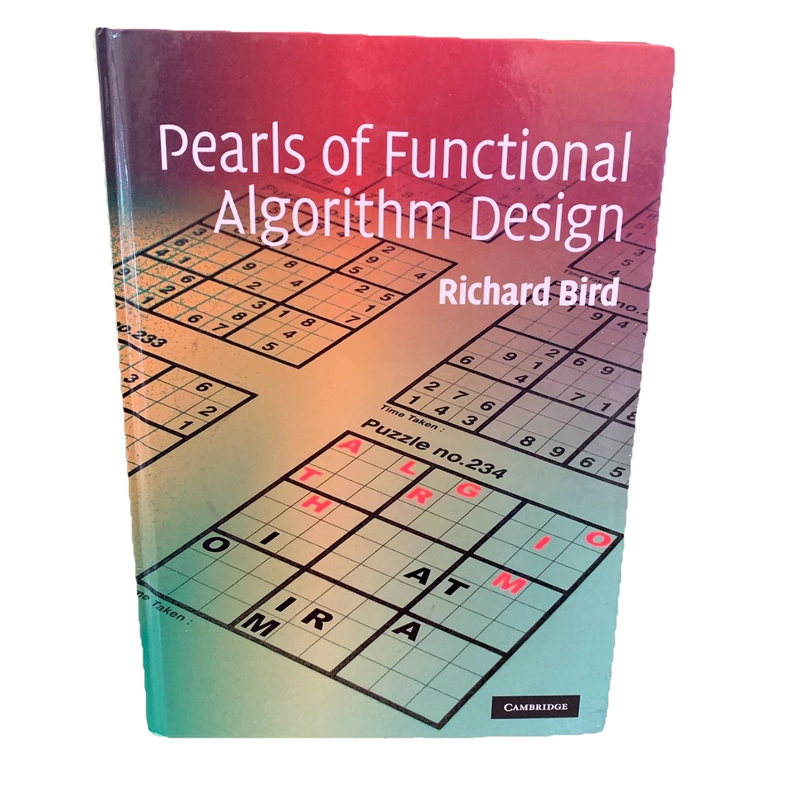 Pearls of Functional Algorithm Design Bird Hardback Cambridge University Press