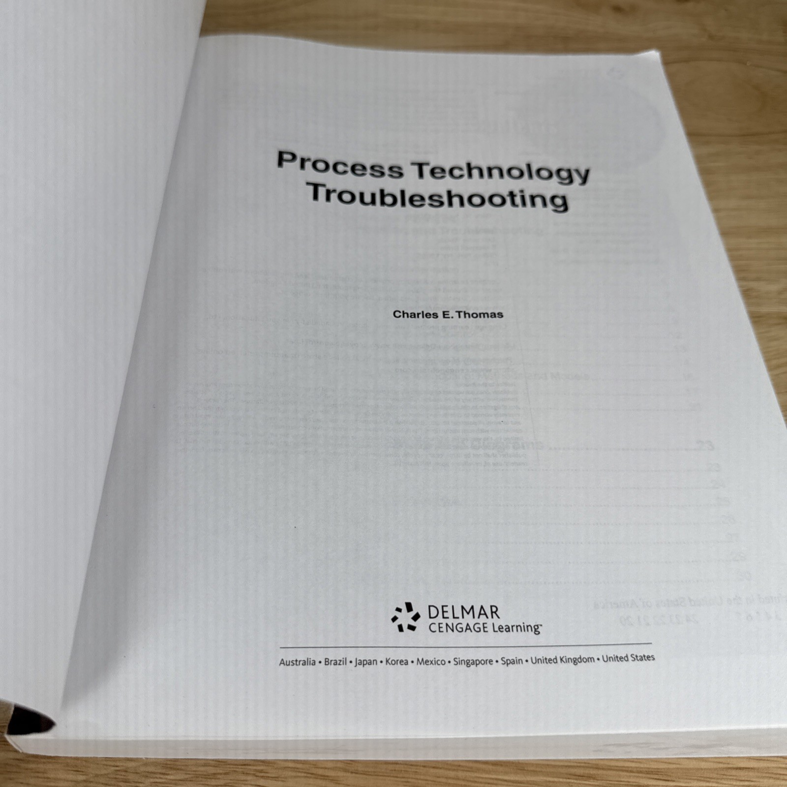 Process Technology Troubleshooting – Paperback, by Thomas Charles – 2008