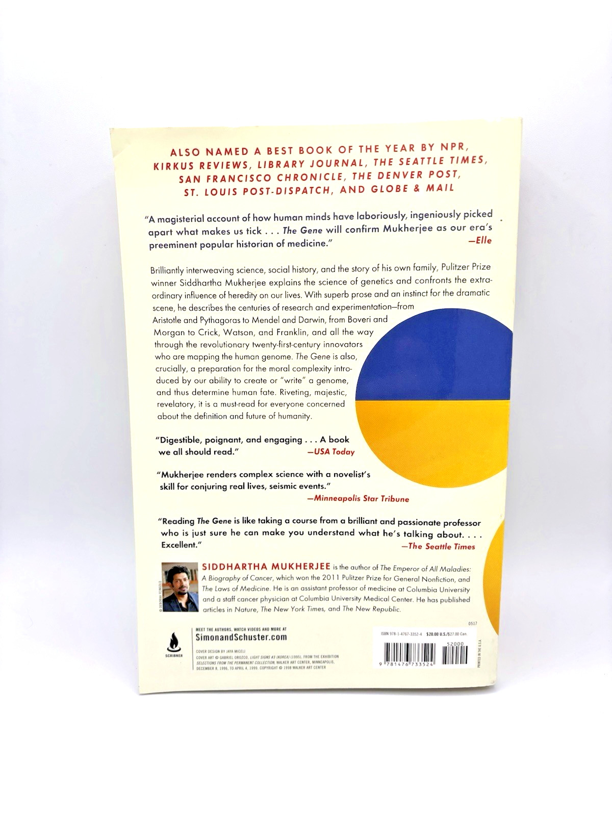 Gene : An Intimate History by Siddhartha Mukherjee (2017, Trade Paperback)