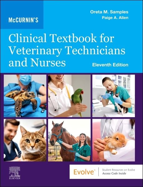 Mccurnin’s Clinical Textbook for Veterinary Technicians and Nurses, Hardcover…