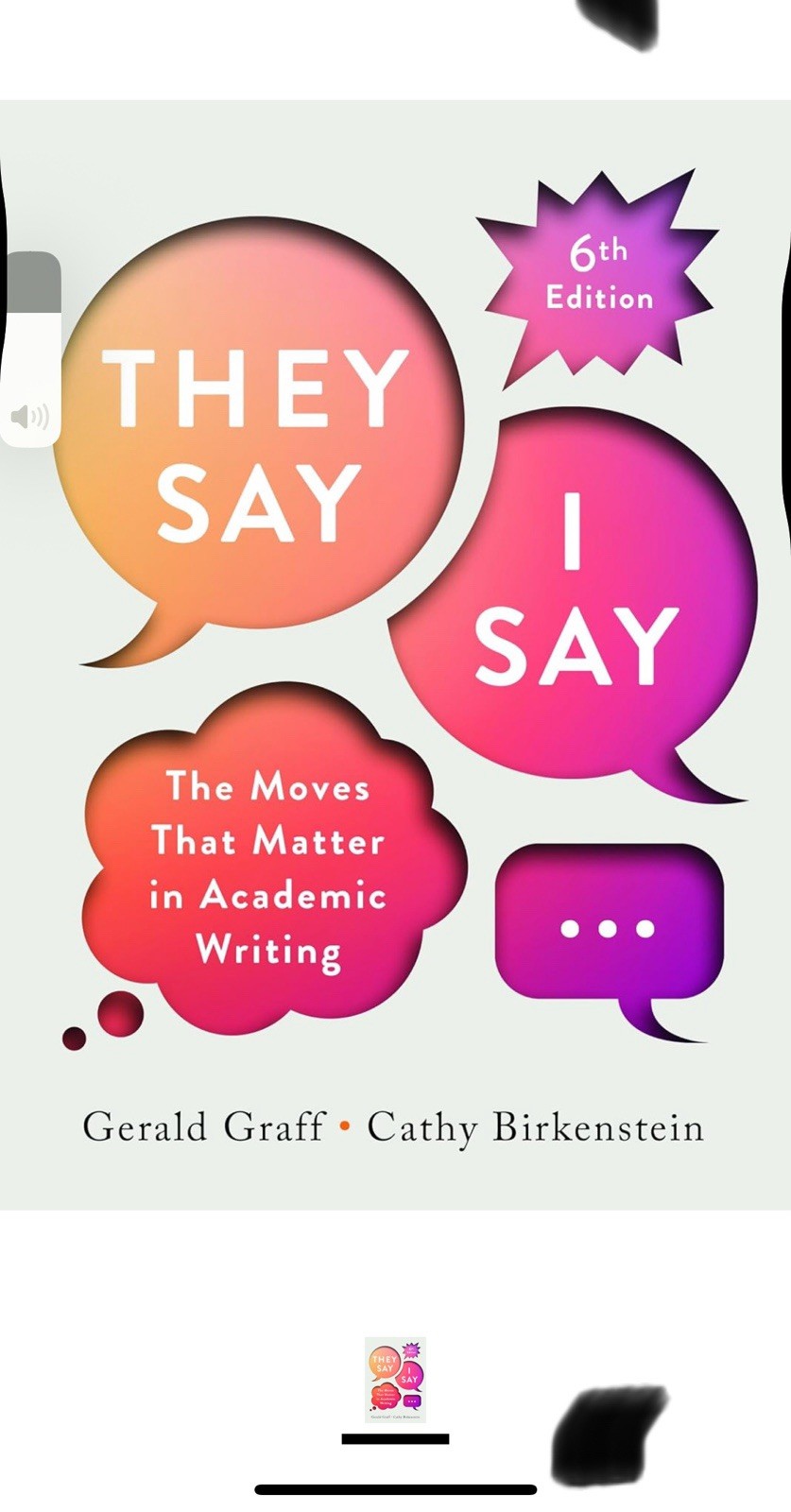 “They Say / I Say”, Birkenstein, Cathy