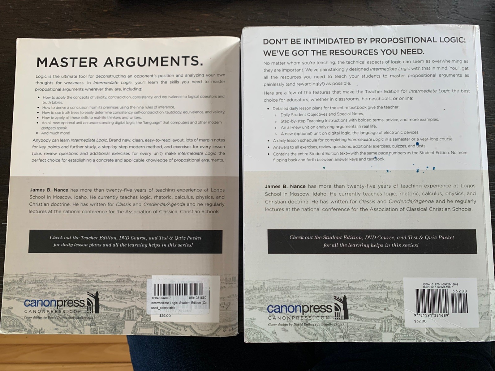 Intermediate Logic: Mastering Propositional Arguments 3rd Teacher & Student