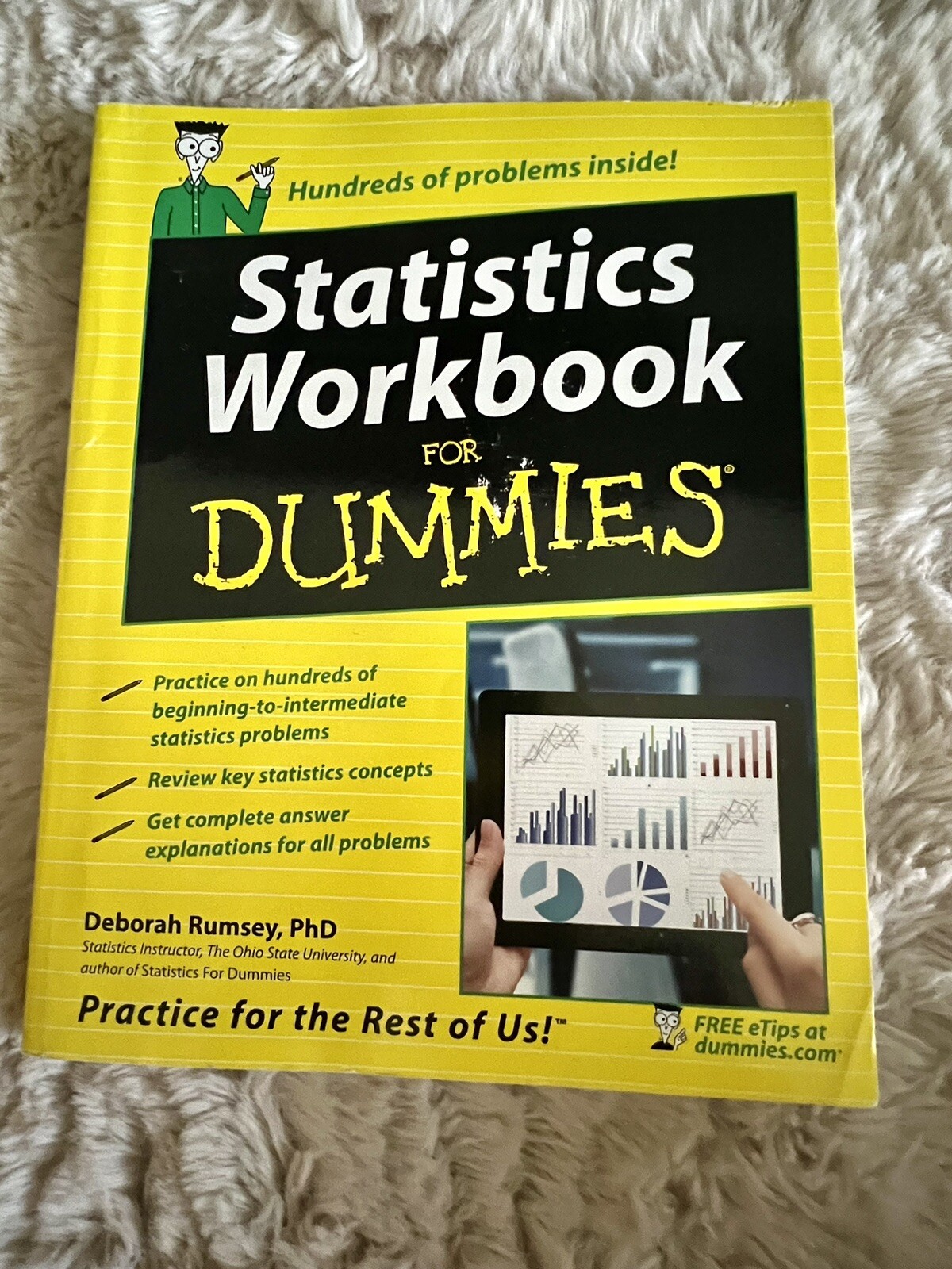 Statistics Workbook For Dummies – Paperback By Rumsey, Deborah J.