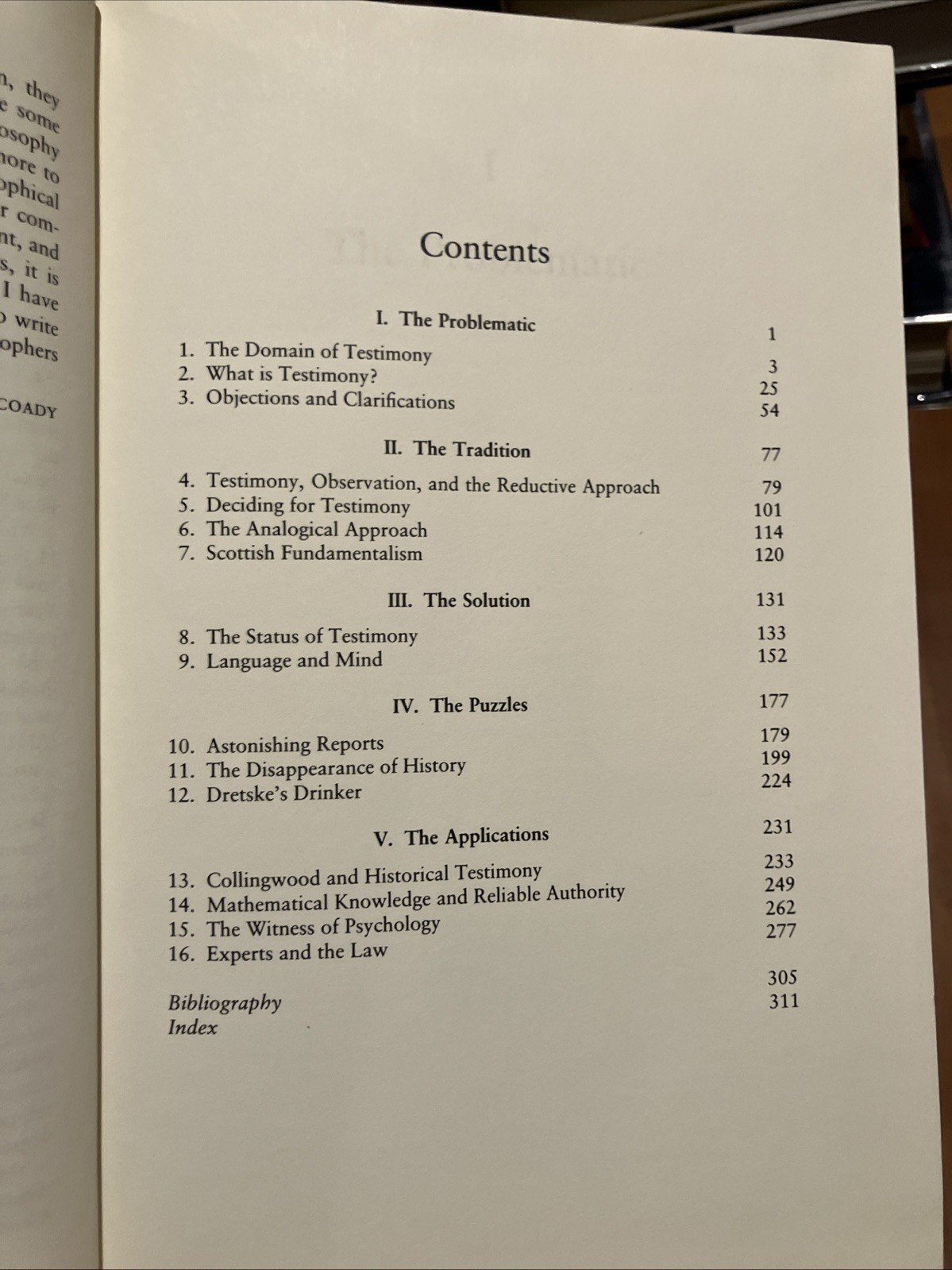 Testimony : A Philosophical Study, Hardcover by Coady, C. A. J.,