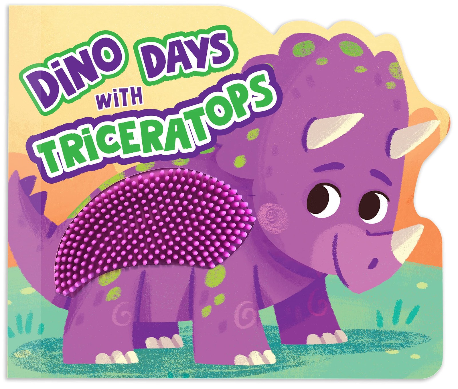 Dino Days with Triceratops – Touch and Feel Board Book – Sensory Board Book