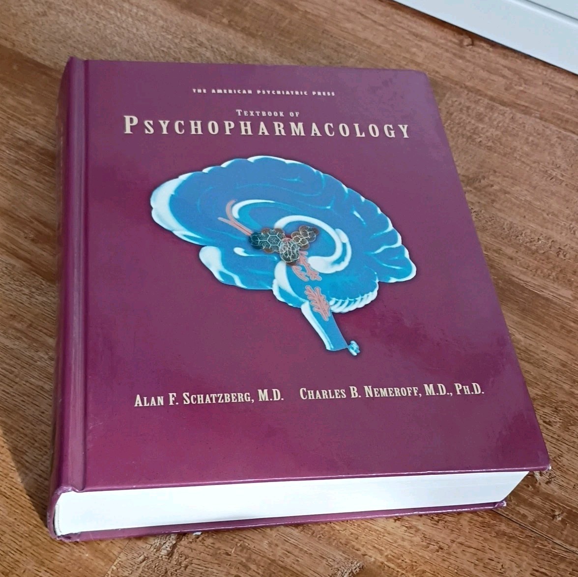 Textbook PSYCHOPHARMACOLOGY American Psychiatric Press 95 Schatzberg & Nemeroff