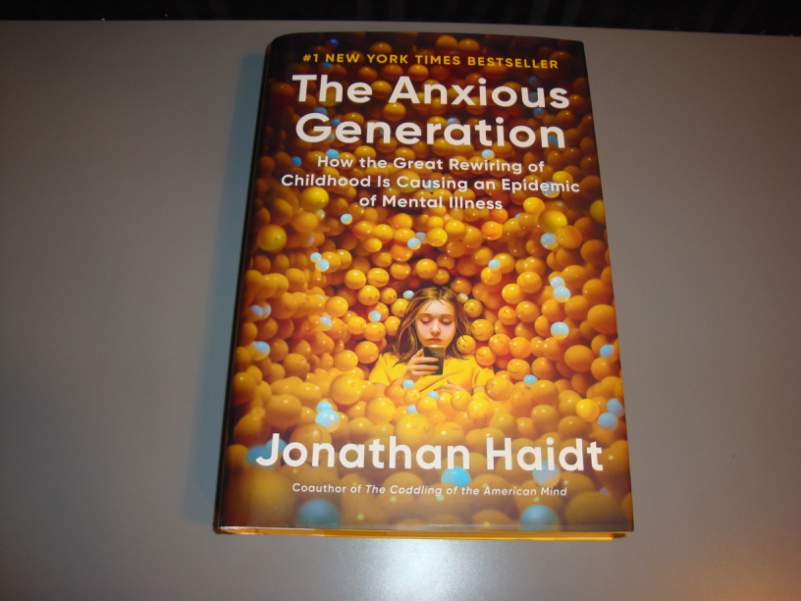 The Anxious Generation Jonathan Haidt Hardcover Rewiring Childhood Parenting