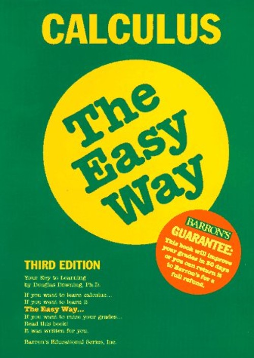 Calculus the Easy Way Paperback Douglas D. Downing