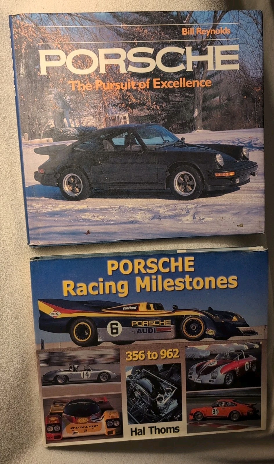 Porsche Racing Milestones : 356 To 962 by Hal P. Thoms (2001, Hardcover) + Bonus