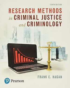Research Methods in Criminal Justice and – Paperback, by Hagan Frank – Good