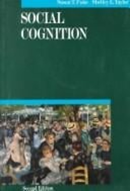 Social Cognition Paperback Shelley E., Fiske, Susan T. Taylor