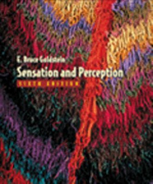 Sensation and Perception Hardcover E. Bruce Goldstein
