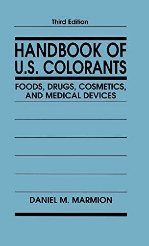 Marmion – Handbook Of US Colorants 3e – New hardback or cased book – X555z