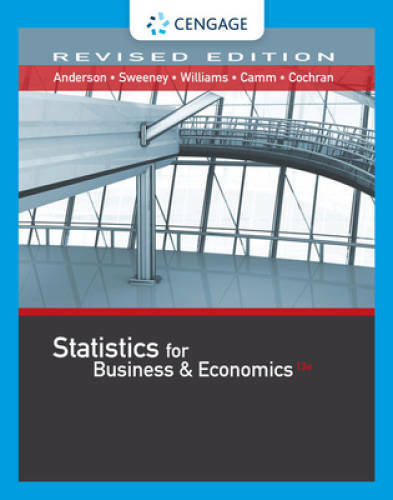 Statistics for Business & Economics, Revised (with XLSTAT Education – VERY GOOD