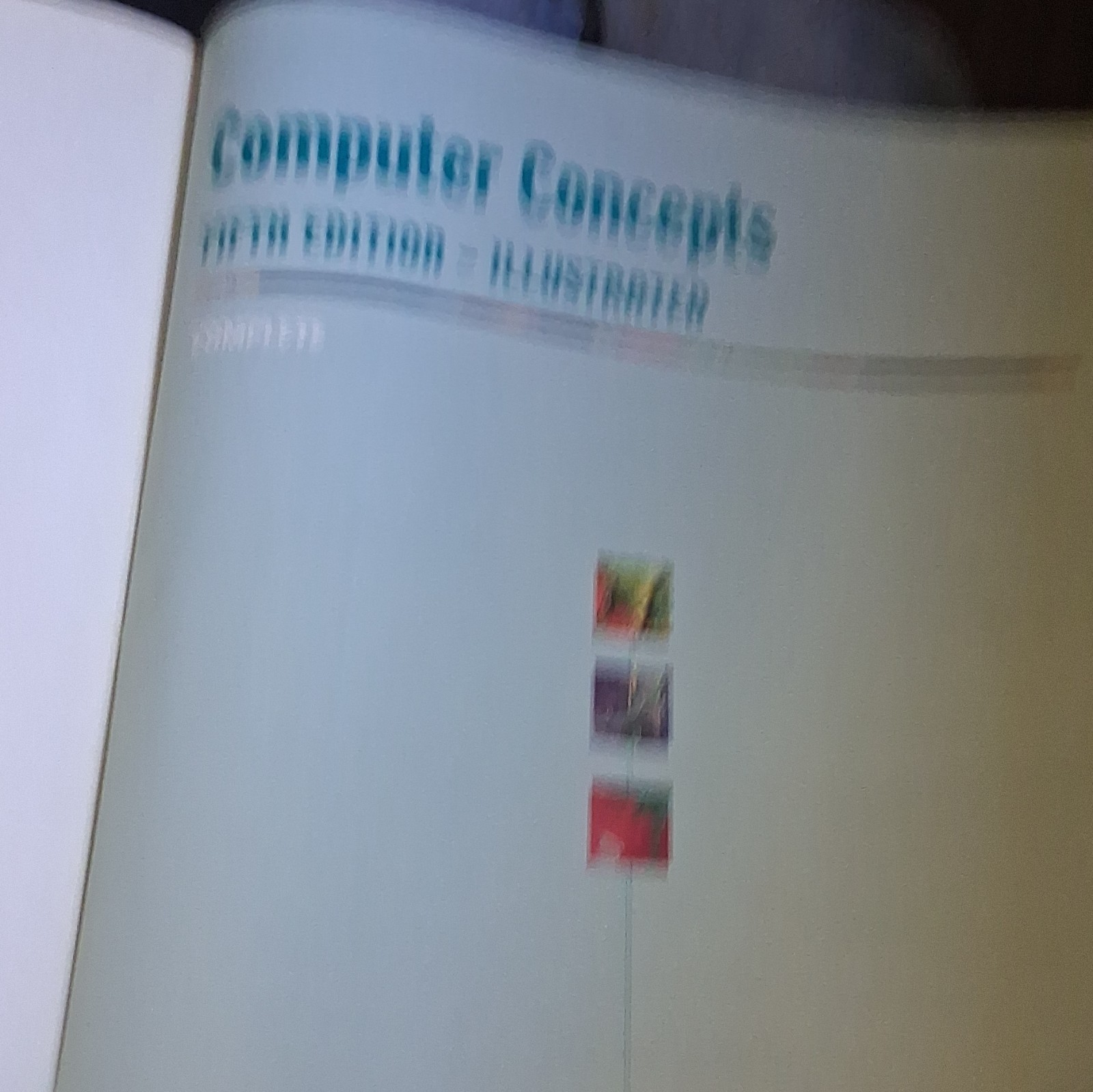 Computer Concepts 5th Edition Paperback Textbook Parsons Oja 2003 w/ CD-ROM