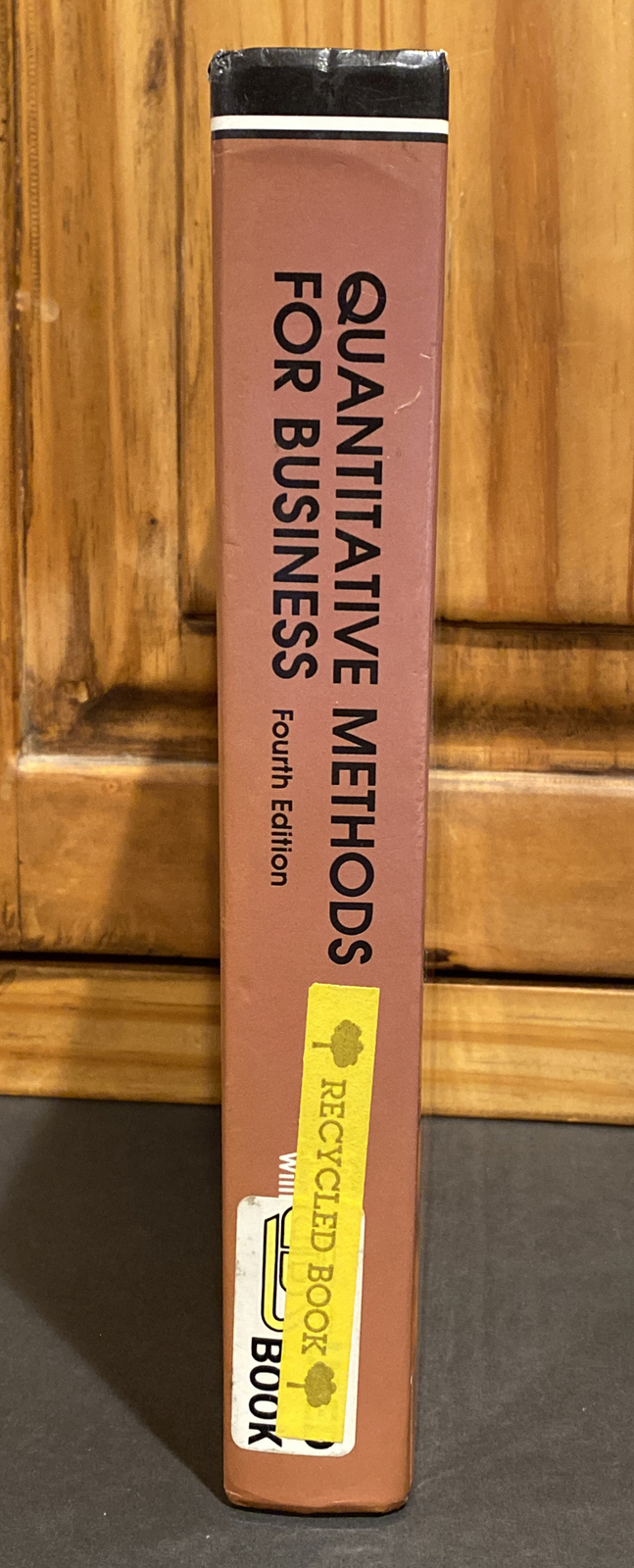 Quantitative Methods for Business Textbook 4th Ed 1989 David R Anderson