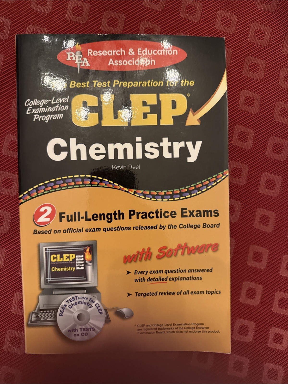 Clep Test Preparation CLEP Chemistry by Kevin R. Reel (2007, Trade Paperback