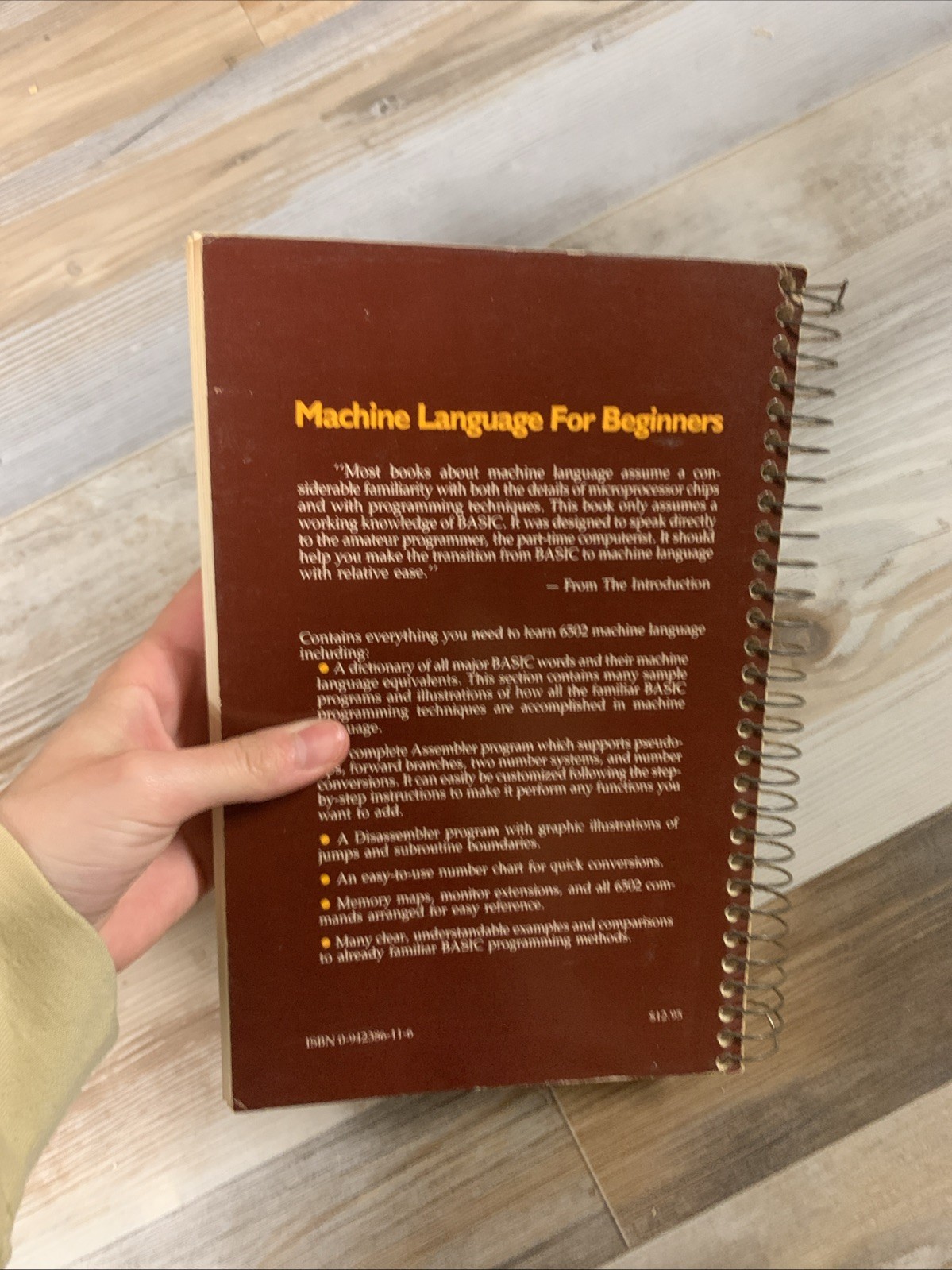 Machine Language for Beginners—Richard Mansfield (Trade Paperback, Spiral Bound)