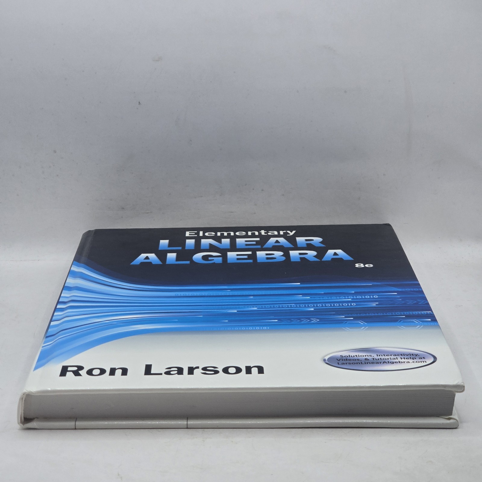 Elementary Linear Algebra 8e 8th Edition Hardcover Ron Larson VERY GOOD