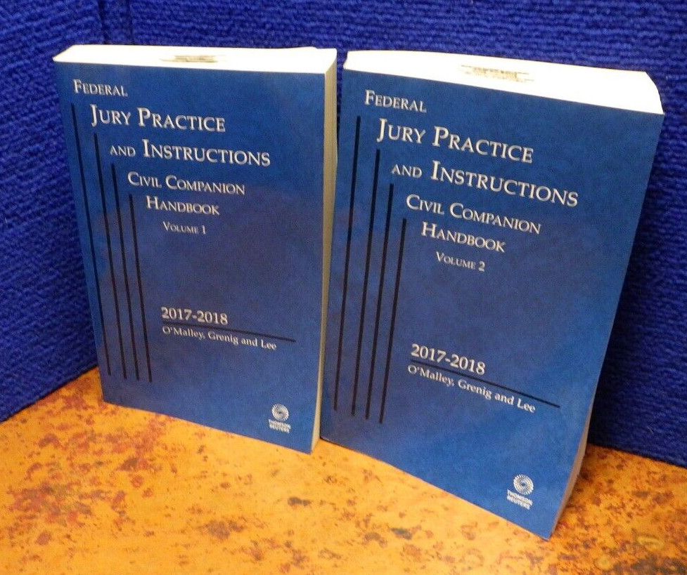 Federal Jury Practice And Instructions Civil Companions 2017-2018 Ed. SC Book