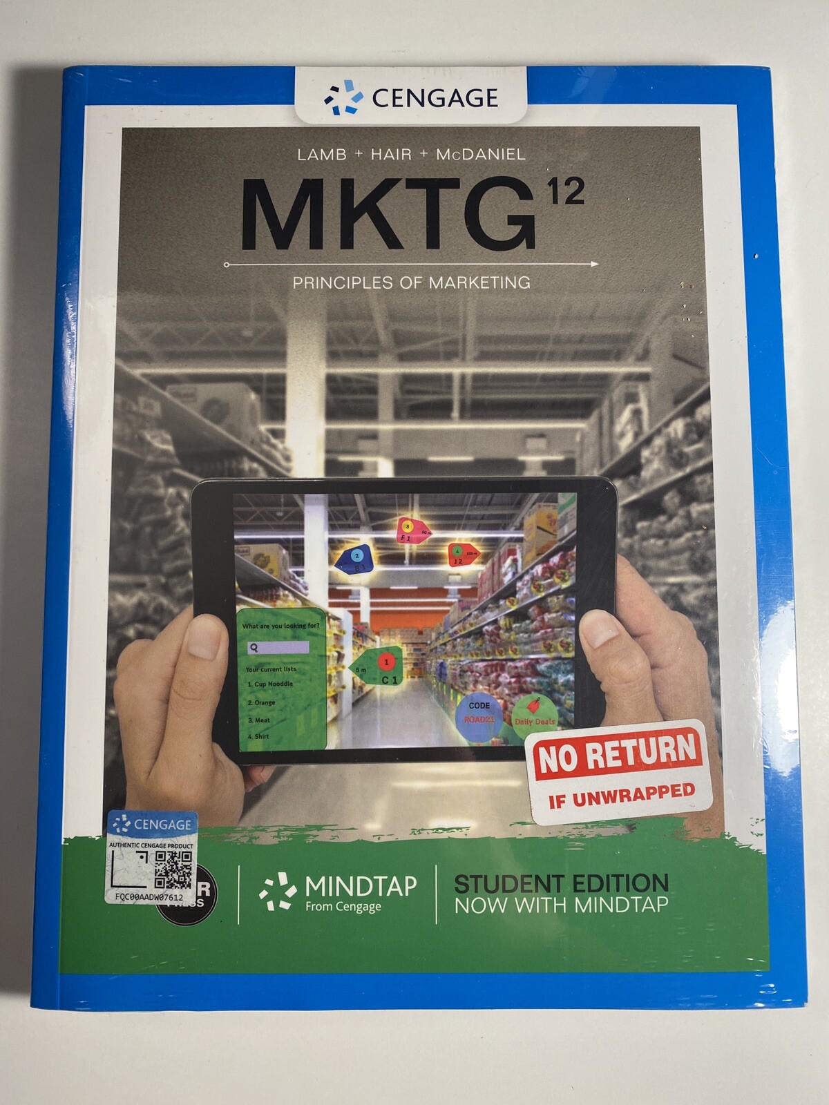 MKTG12 Joe F. Hair, Charles W. Lamb, Carl McDaniel 2018 Paperback MINDTAP ACCESS
