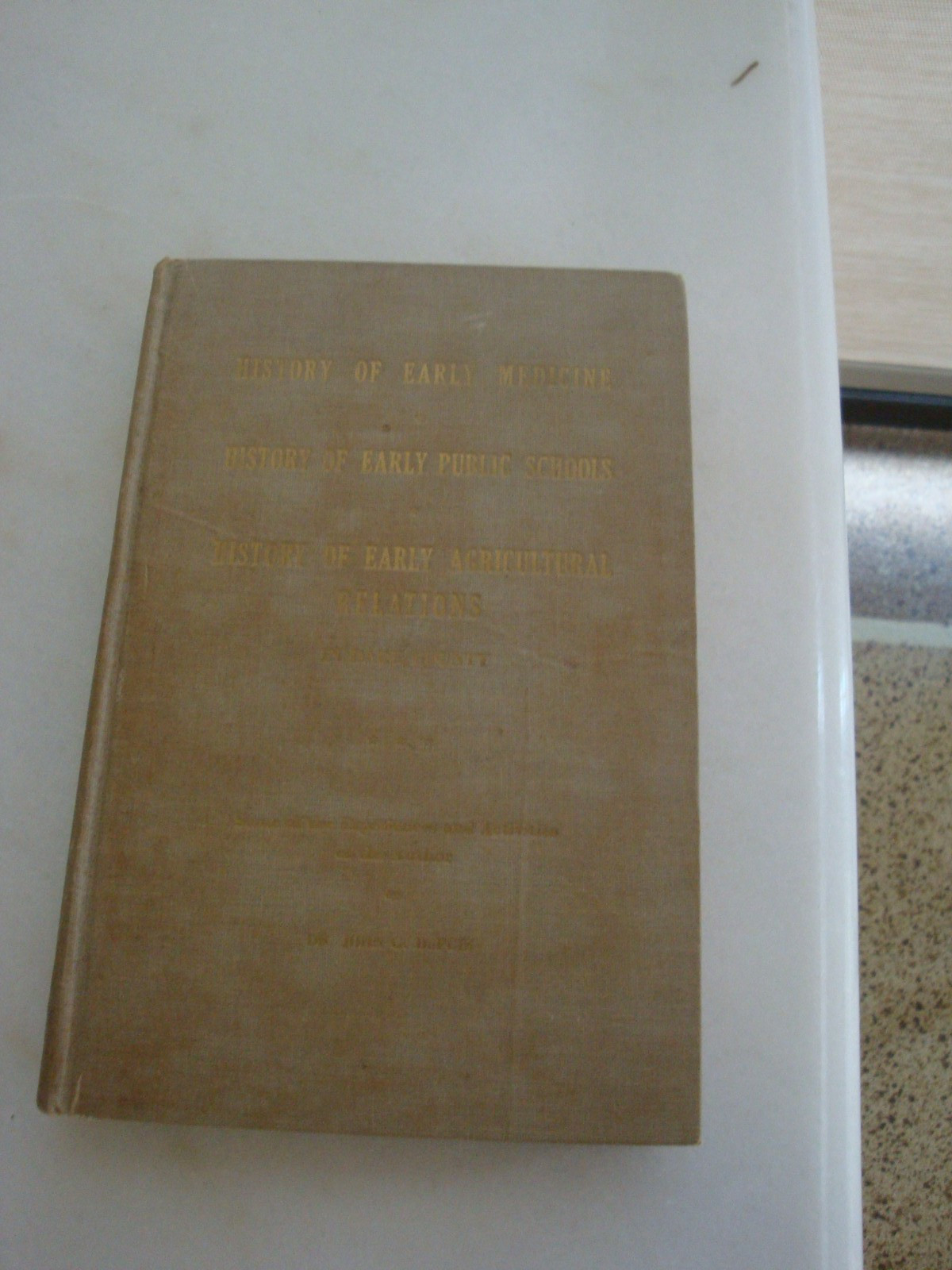 History of Early Medicine Early Public School Agricultural Relations Dade County