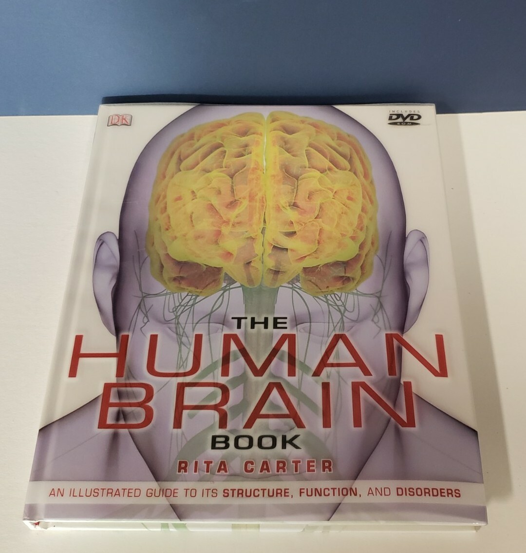 The Human Brain Book by Rita Carter Hardcover book with DVD DK New Illustrated