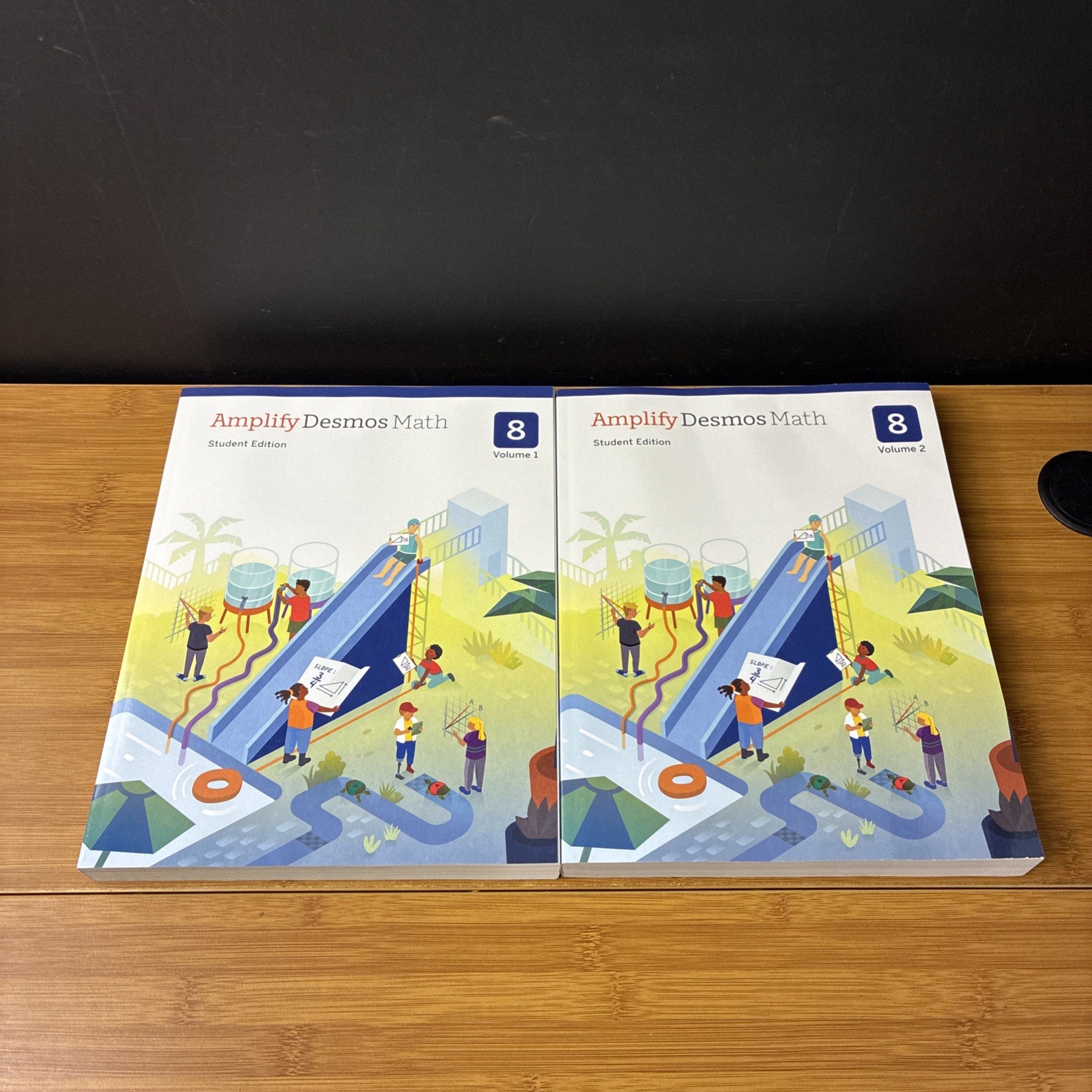 Amplify Desmos Math Student Edition Grade 8 Volume 1 & 2 Books 2026 New Unused