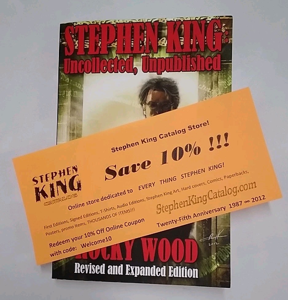 Stephen King: Uncollected, Unpublished Rocky Wood, Rev. Ed. TPB, 2012, Pristine.