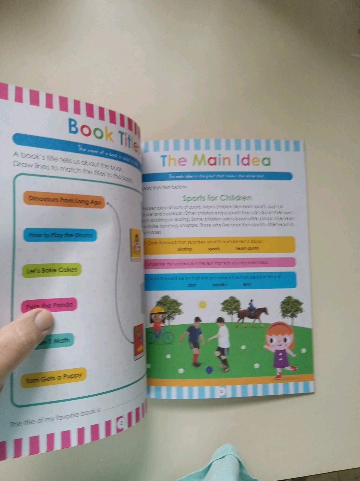 Scholastic Reading Skills Workbook Grade 1 Early Learners Illustrated Barker
