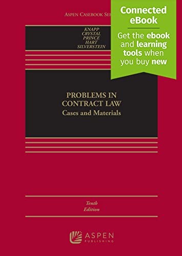 Problems in Contract Law: Cases and…, Joshua M. Silve