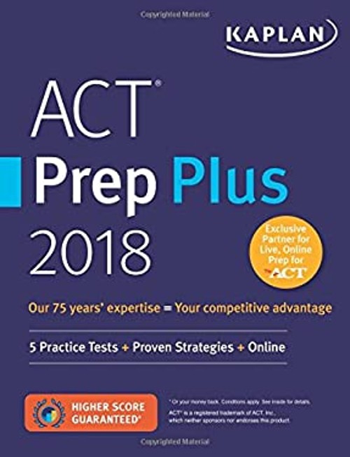 Act Premier 2018 Paperback Kaplan Test Prep and Admissions Staff