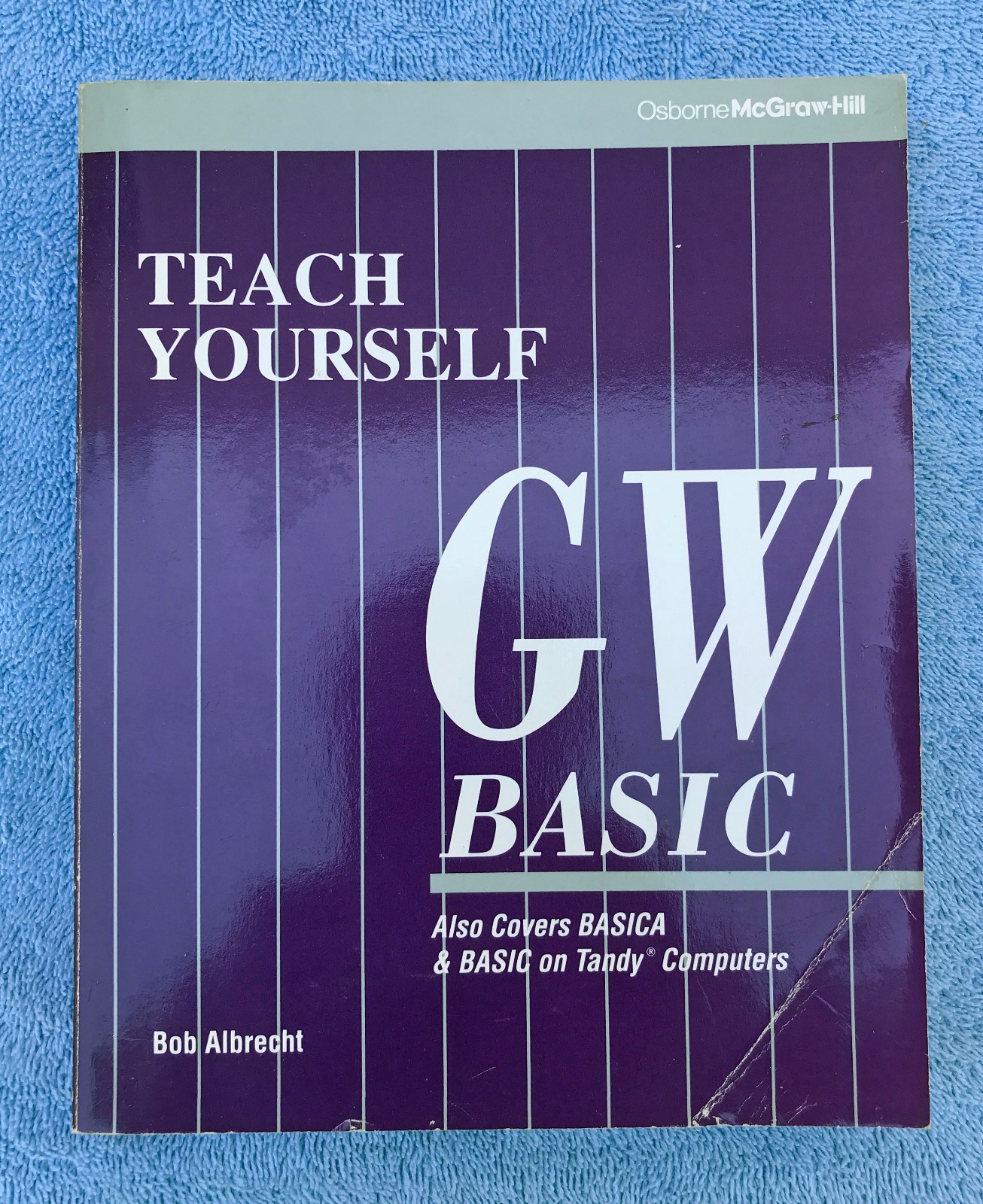 TEACH YOURSELF GW BASIC BOB ALBERCHT OSBORNE MCGRAW-HILL BOOKS 1990