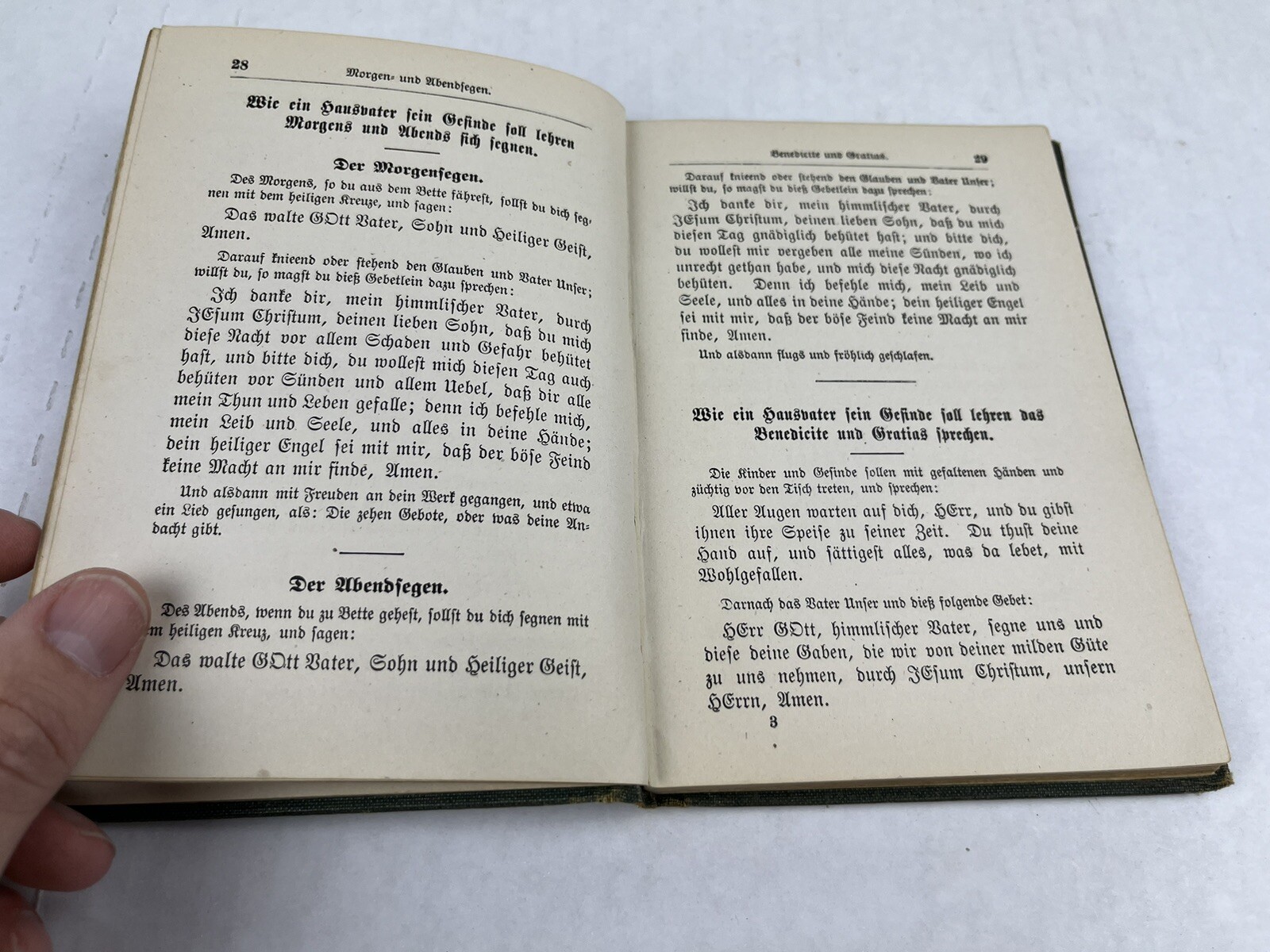 Short interpretation Small Catechism By Dr. Martin Luther Rare German Book 1905