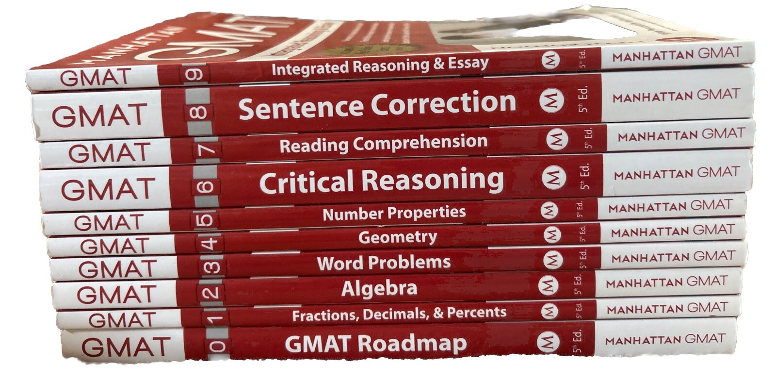 Manhattan Prep GMAT 5th Edition Guides 0-9 (Full Set — 10 books)