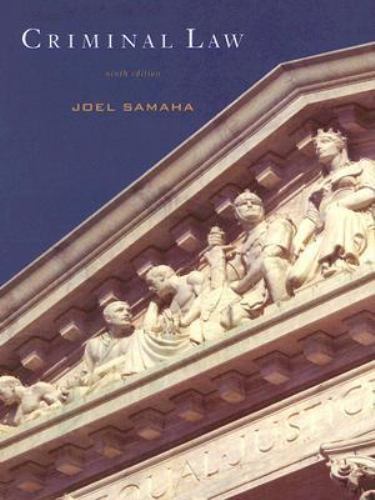 Criminal Law by Samaha, Joel