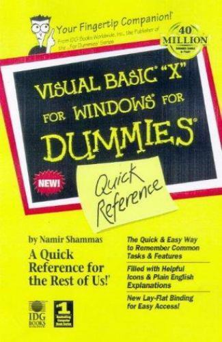 Visual Basic 6 for Dummies: Quick Reference by Namir Clement Shammas