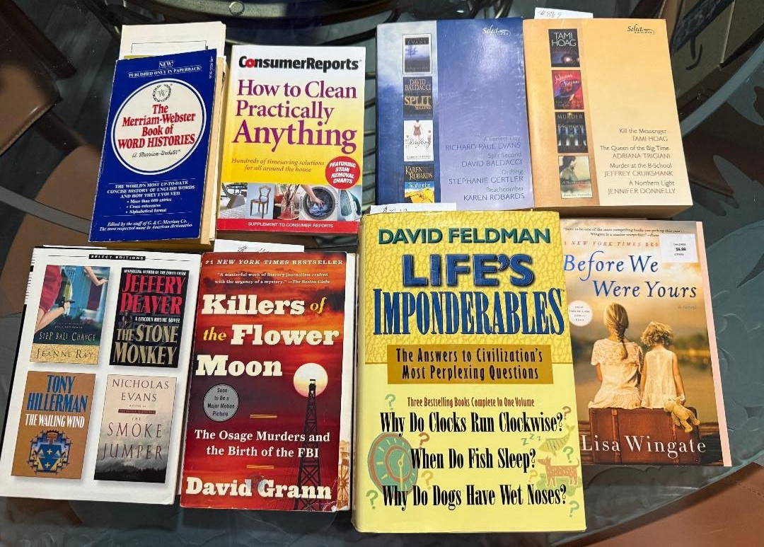 Variety Bundle of Books 8 in Total Value on eBay= $68.70! Bundle= $52.99!!