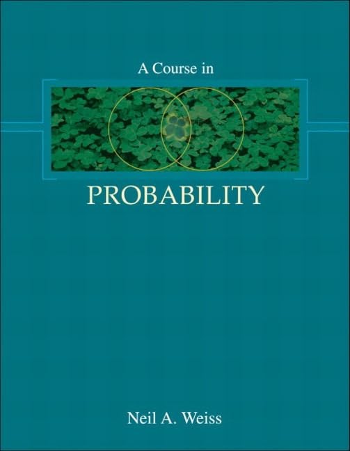 Course in Probability, A – VERY GOOD