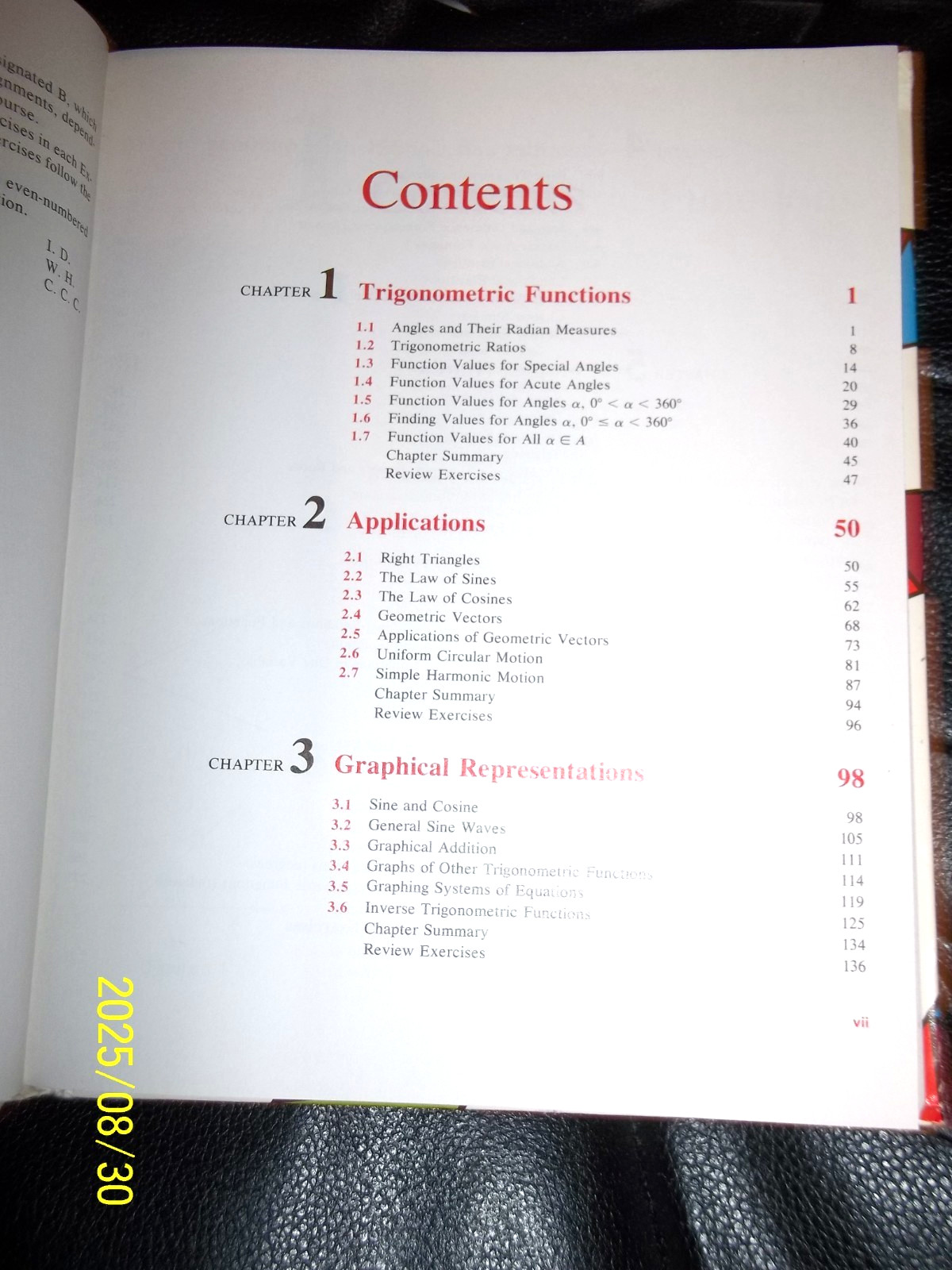 ESSENTIALS OF TRIGONOMETRY Third Edition By Irving Drooyan & Etc. – H/C 1981
