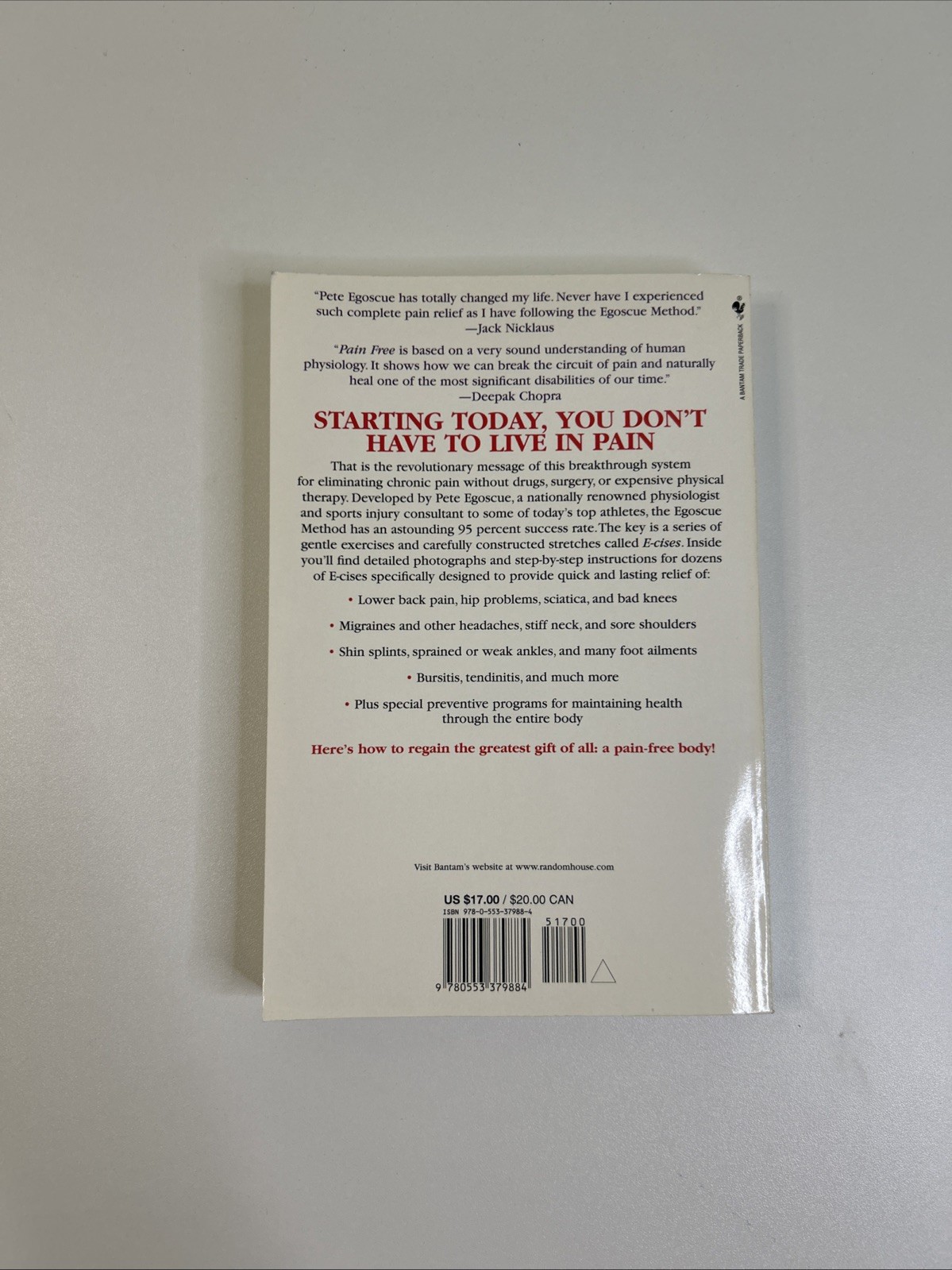 Pain Free : A Revolutionary Method for Stopping Chronic Pain by Roger…