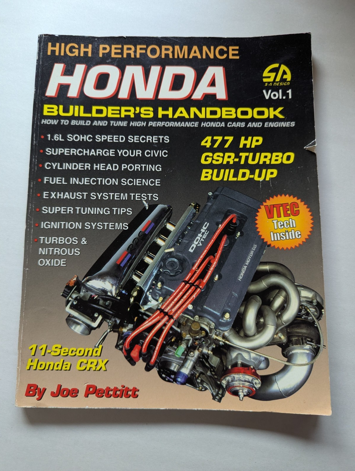 High Performance Honda Builder’s Handbook Vol 1 Book Joe Pettitt Paperback