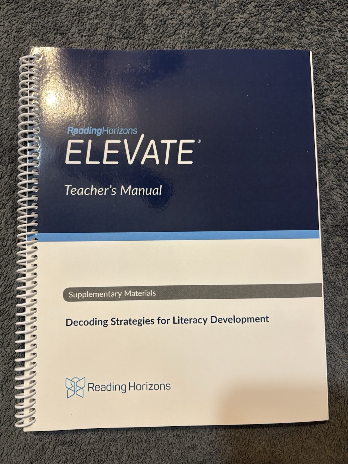 Reading Horizons Elevate Kit Teacher Manuals Student Book Posters Cards