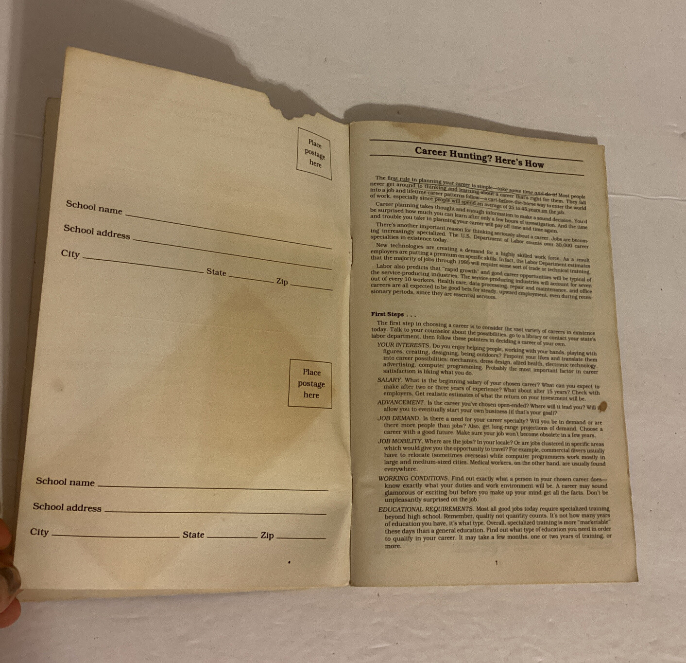 1984-85 Handbook Of Trade And Technical Careers And Training NATTS