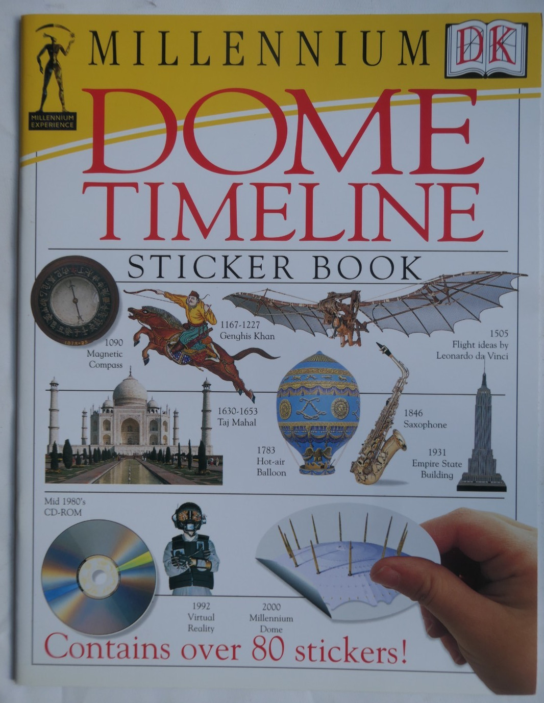 Millennium Dome Timeline Sticker Book (DK millennium range) Pb, UNREAD, MINT
