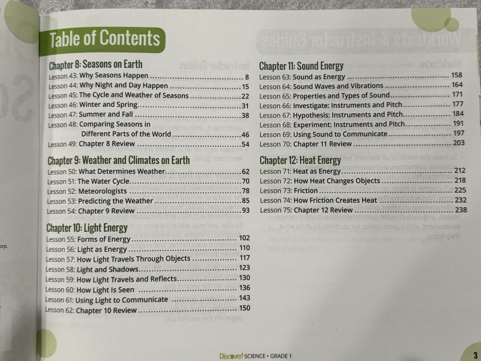 Discover! Science 1B workbook