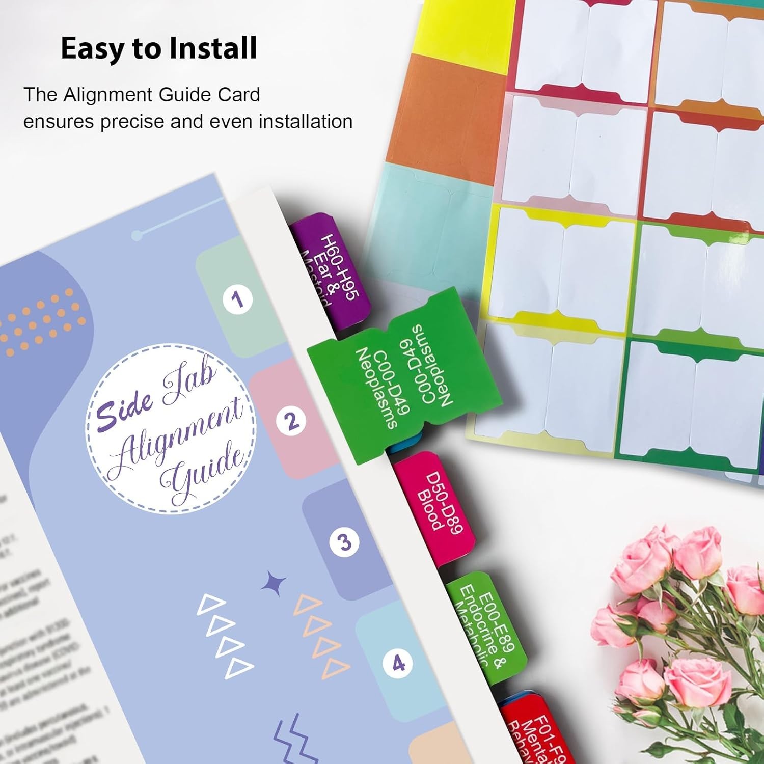 Upgraded Color-Coded Index Tabs for CPT 2026 & ICD-10-CM 2026 – 96 Tabs Included