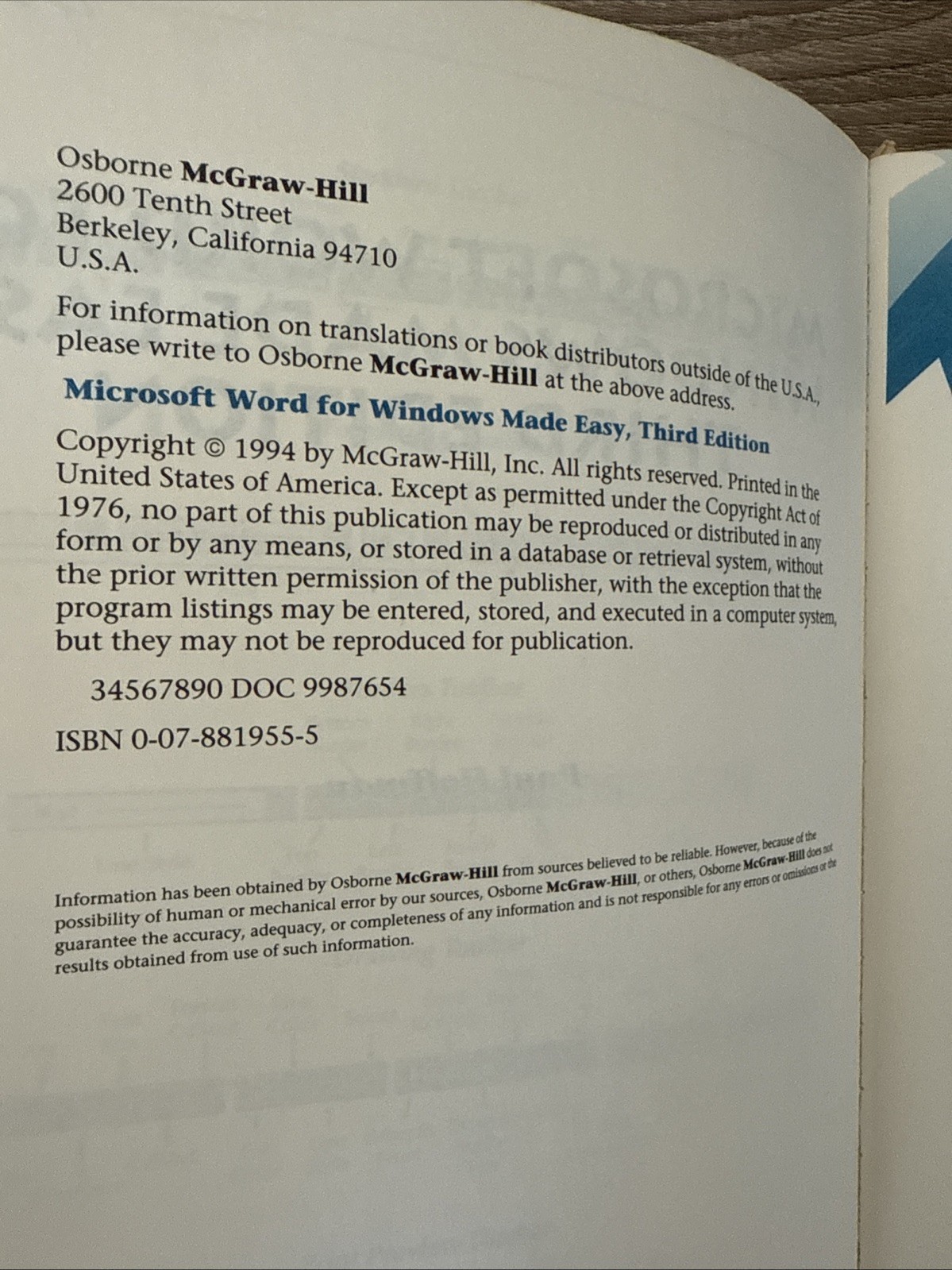 Microsoft Word for Windows Made Easy Hoffman, Paul Paperback