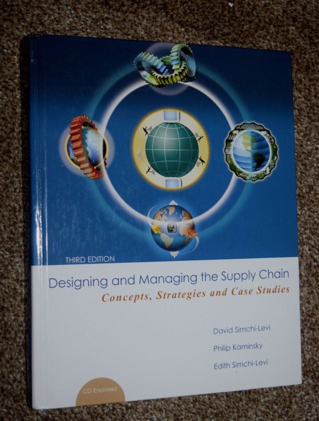 “DESIGNING and MANAGING SUPPLY CHAIN,” 3rd Ed. CD, 498 Pages, L-New (c) 2008